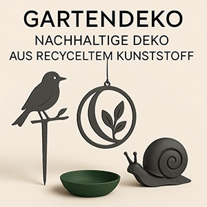 Moderne Gartendekoration aus UV-beständigem rPETG